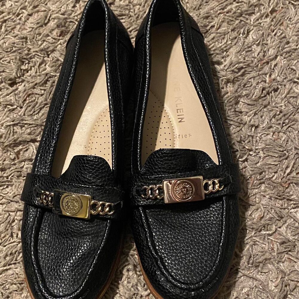 Anne-klein Women's Black Loafers